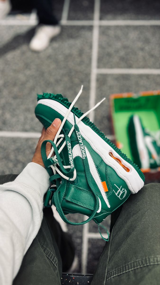 Nike Air Force 1 Mid Off-White Pine Green