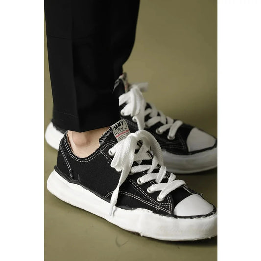 Mihara Yasuhiro Peterson Og Sole Canvas Low Black