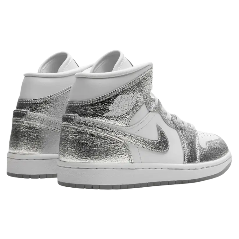 Jordan 1 Mid SE Metallic Silver (Women's)
