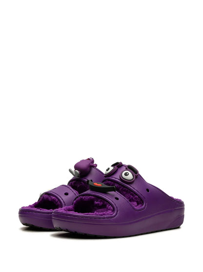 Crocs x McDonalds Grimace Cozzzy sandals