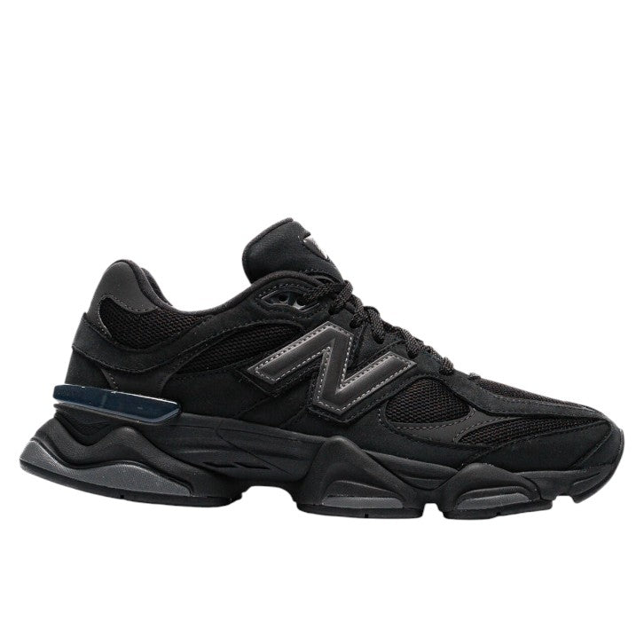 New Balance 9060 Triple Black Leather