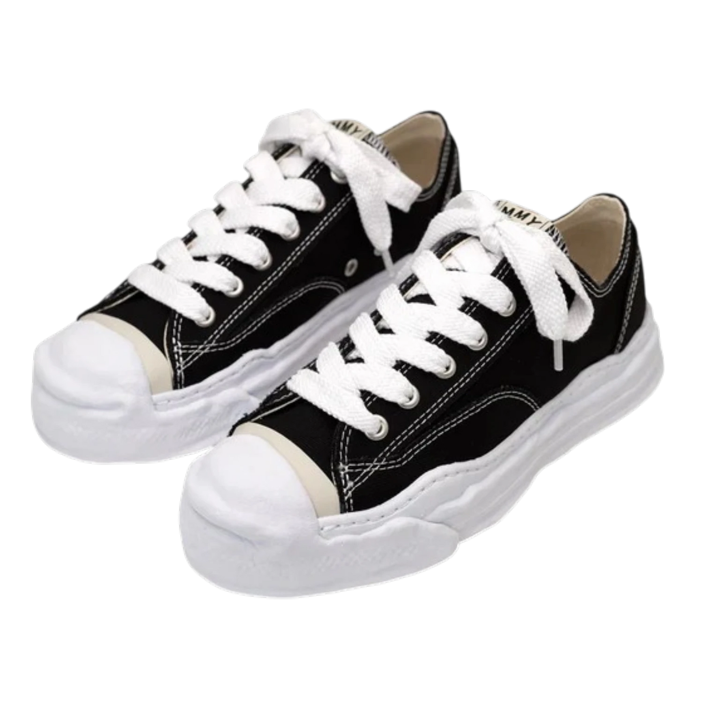 Mihara Yasuhiro Hank Og Sole Canvas Low Black