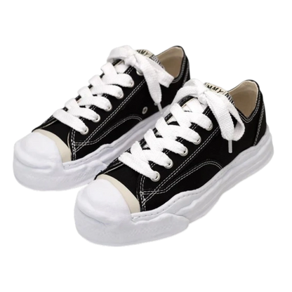 Mihara Yasuhiro Hank Og Sole Canvas Low Black