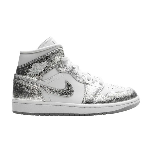 Jordan 1 Mid SE Metallic Silver (Women's)