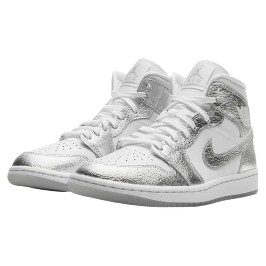 Jordan 1 Mid SE Metallic Silver (Women's)