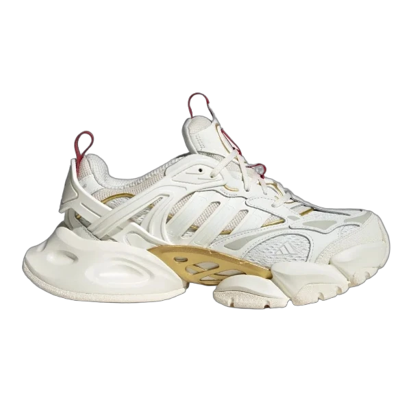 Adidas XLG Runner Deluxe Off White Gold Metallic Red