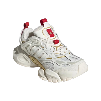 Adidas XLG Runner Deluxe Off White Gold Metallic Red
