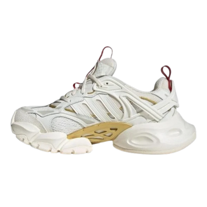 Adidas XLG Runner Deluxe Off White Gold Metallic Red