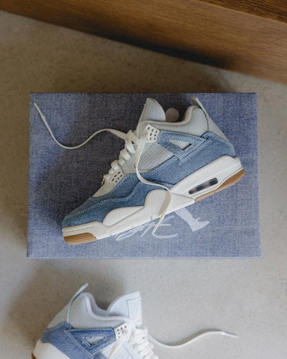 Jordan 4 Retro TEX Denim Worn Blue (Women's)