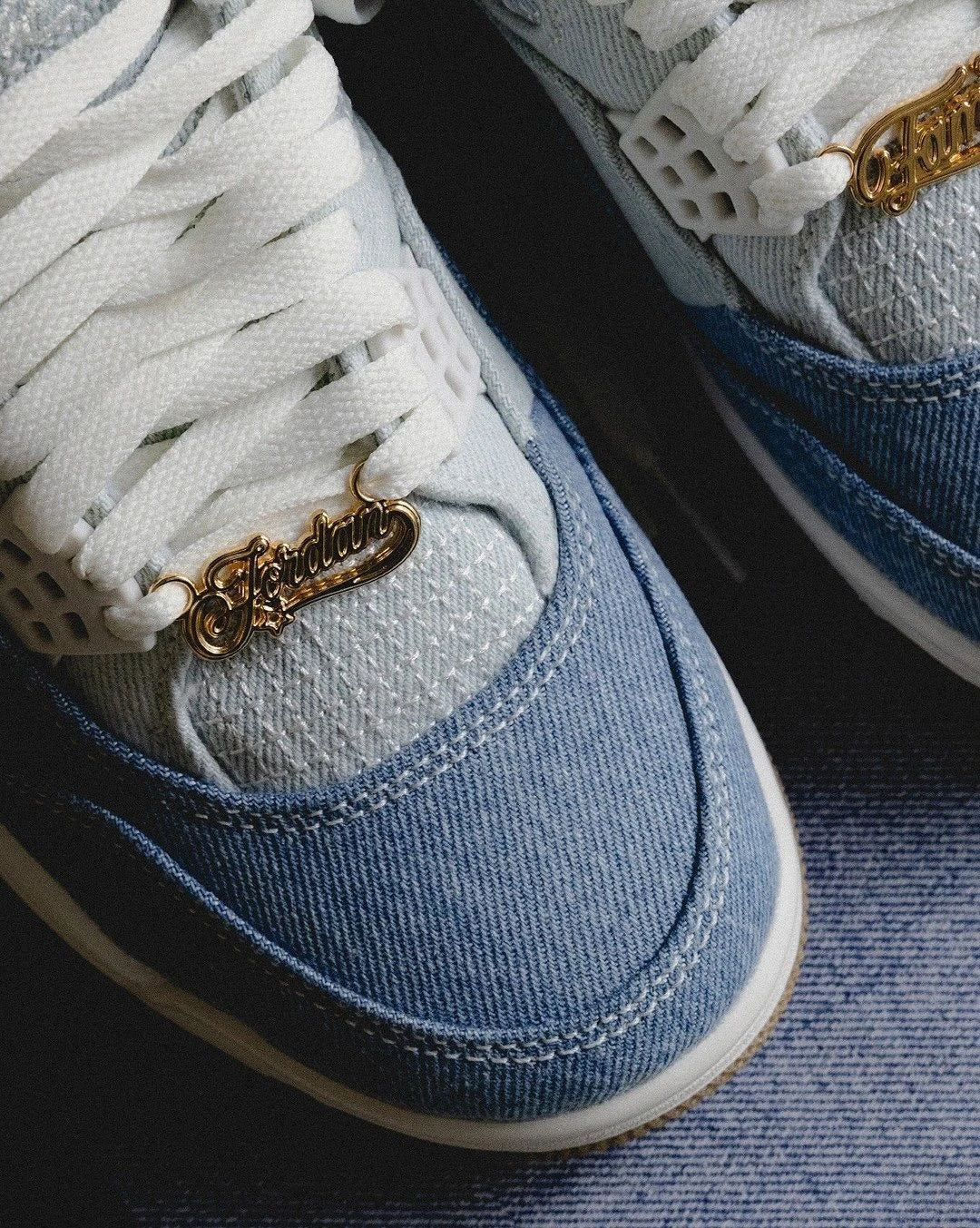 Jordan 4 Retro TEX Denim Worn Blue (Women's)
