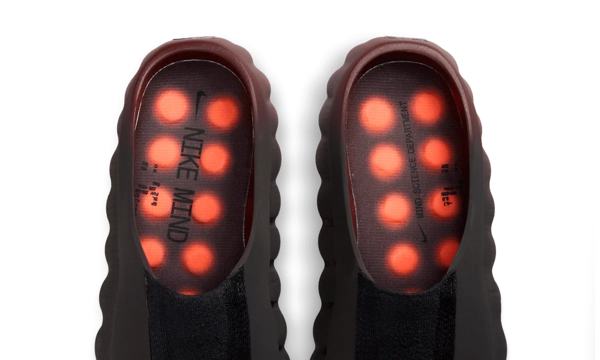 Nike Mind 001 Flyknit Slide Bronze Eclipse Total Orange