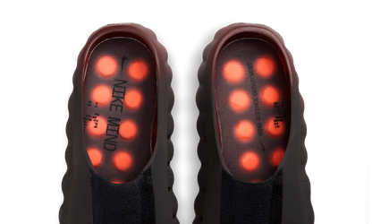 Nike Mind 001 Flyknit Slide Bronze Eclipse Total Orange