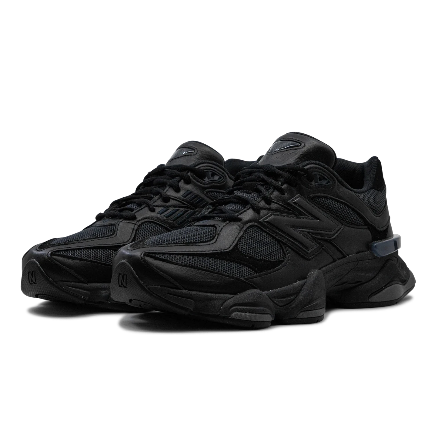 New Balance 9060 Triple Black Leather