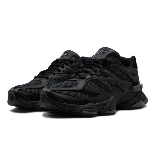 New Balance 9060 Triple Black Leather